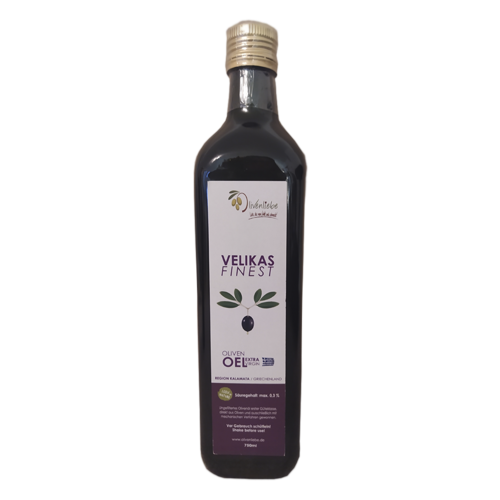Olivenöl Extra Virgin Eigenproduktion naturtrüb Velikas Finest - Ernte 2020